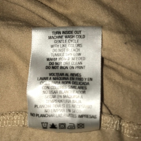 Basic Editions floral inset cotton short sleeve top size L - Picture 4 of 7